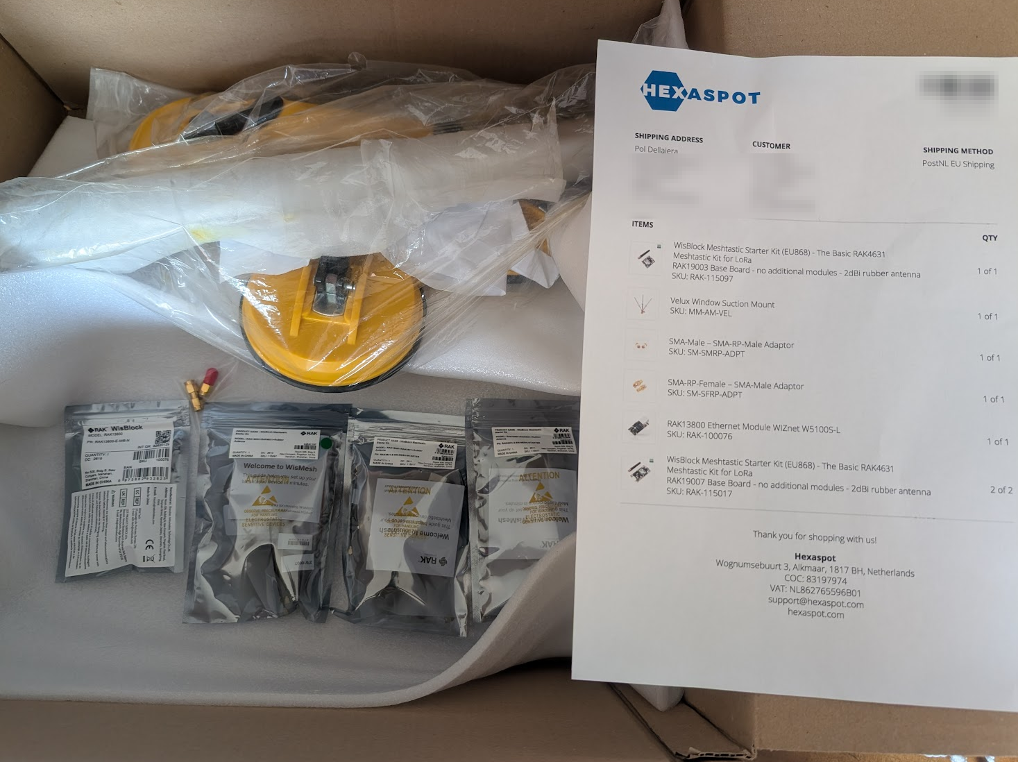 Delivery unboxing time! Yay!